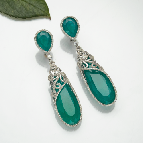 Diamond Gamstone earring